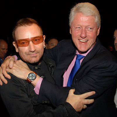 U2's Bono Without Bill Clinton 'Universe Just Wouldn't Be As Friendly to Humans'.jpg