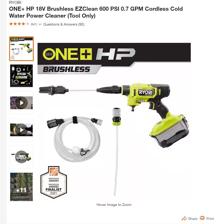 FireShot Capture 121 - RYOBI ONE+ HP 18V Brushless EZClean 600 PSI 0.7 GPM Cordless Cold Wat_ ...jpg