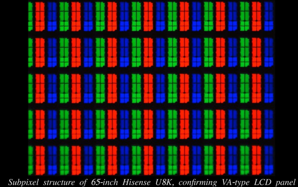 Hisense 65U8KQ subpixel panel structure VA panel 8 domain hdtvtestcouk.jpg
