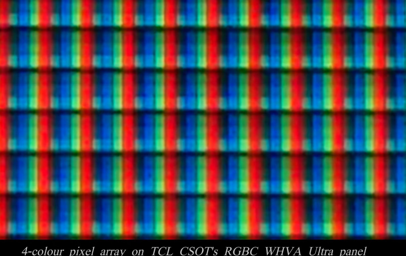 SID 2026 TCL CSOT 85 inch RGBC (cyan-augmented) subpixel structure_hdtvtestcouk.jpg