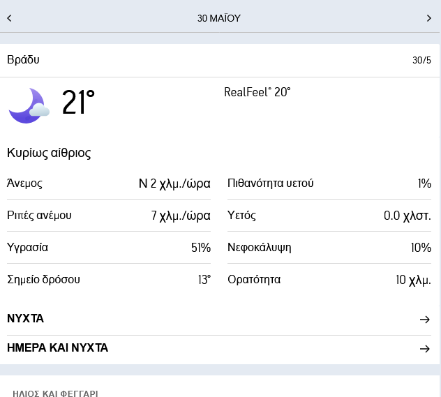 Screenshot 2026-05-20 at 13-21-10 Βραδινές καιρικές προβλέψεις για Αθήνα Αττική Ελλάδα από το ...png