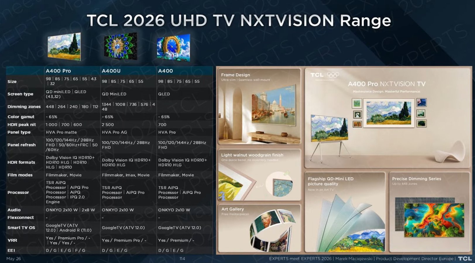 TCL 2026 NXTvision range A400_avmagazine.it.jpg